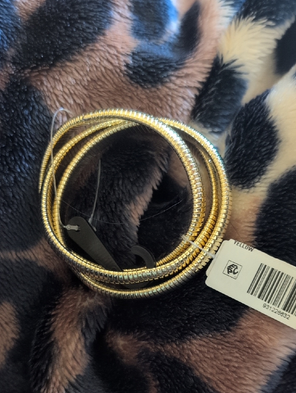 Gold Coil Bracelet Stack